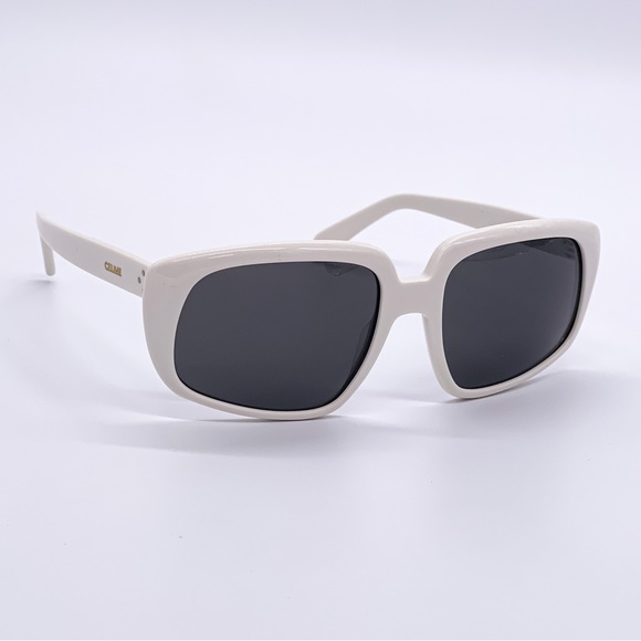 NEW CELINE SUNGLASSES CL40073I 25A WHITE OVERSIZED EYEWEAR CELINE - Picture 4 of 10